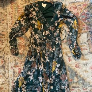 Everly maxi wrap dress size small.